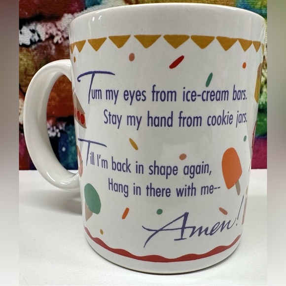 Dieter's Prayer Hallmark Coffee Mug COLLECTIBLE - Picture 2 of 3